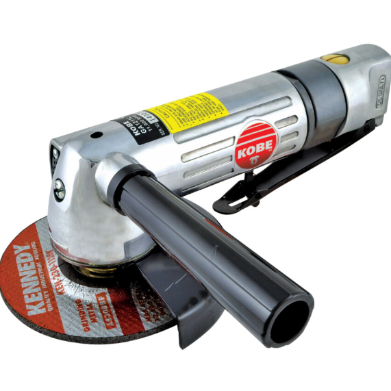 Kobe Red Line GA1211L, Air Angle Grinder, 4.5in. Disc, 12,000rpm, 1/4in. Air Inlet Size, 525W