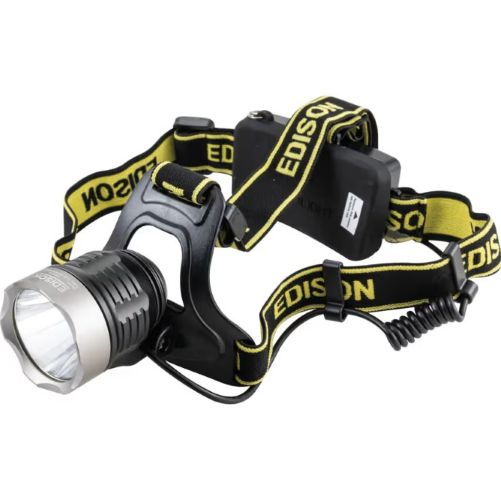 Edison Head Torch, CREE LED, Rechargeable, 120lm, 115m Beam Distance, IPX4
